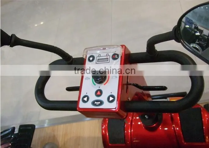 Comfortable and Rotatable Seat Electric Wheelchair with Driving Lamp