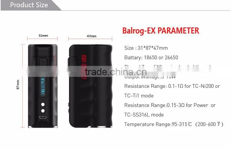 Good price new design low price China UD 60w box mod