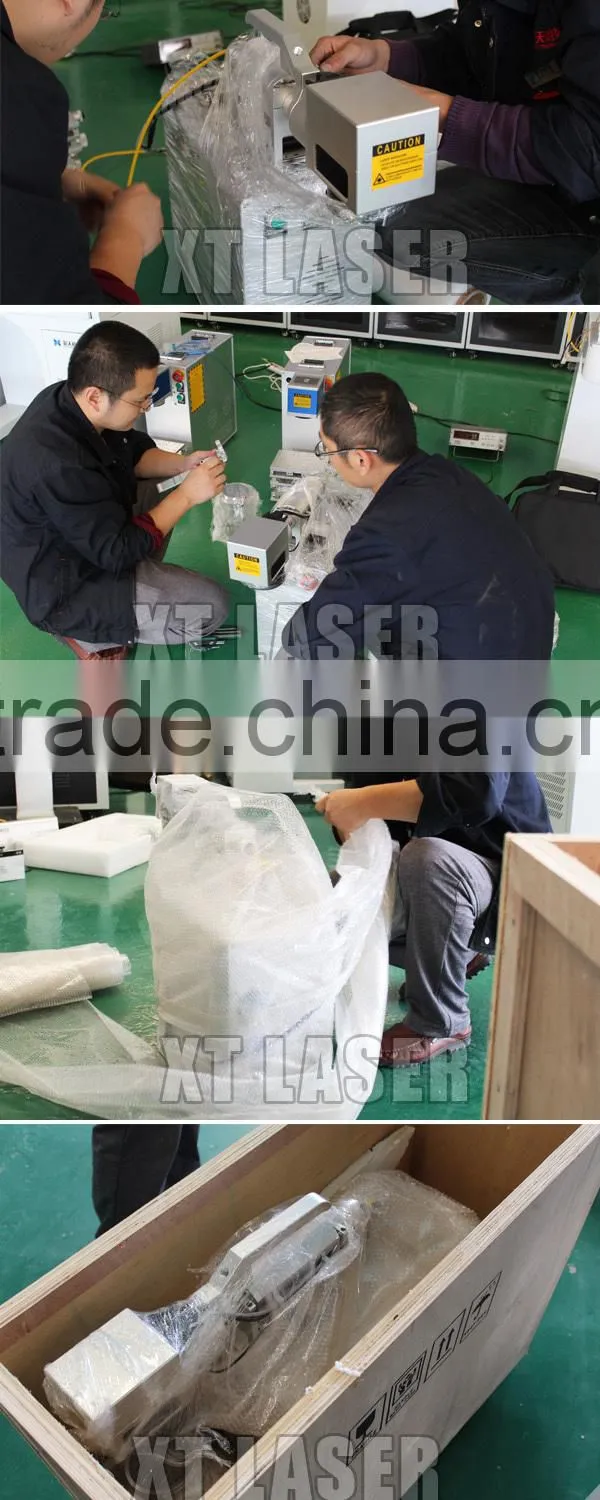 New Tech Curved Surface Fiber Laser Marking Machine