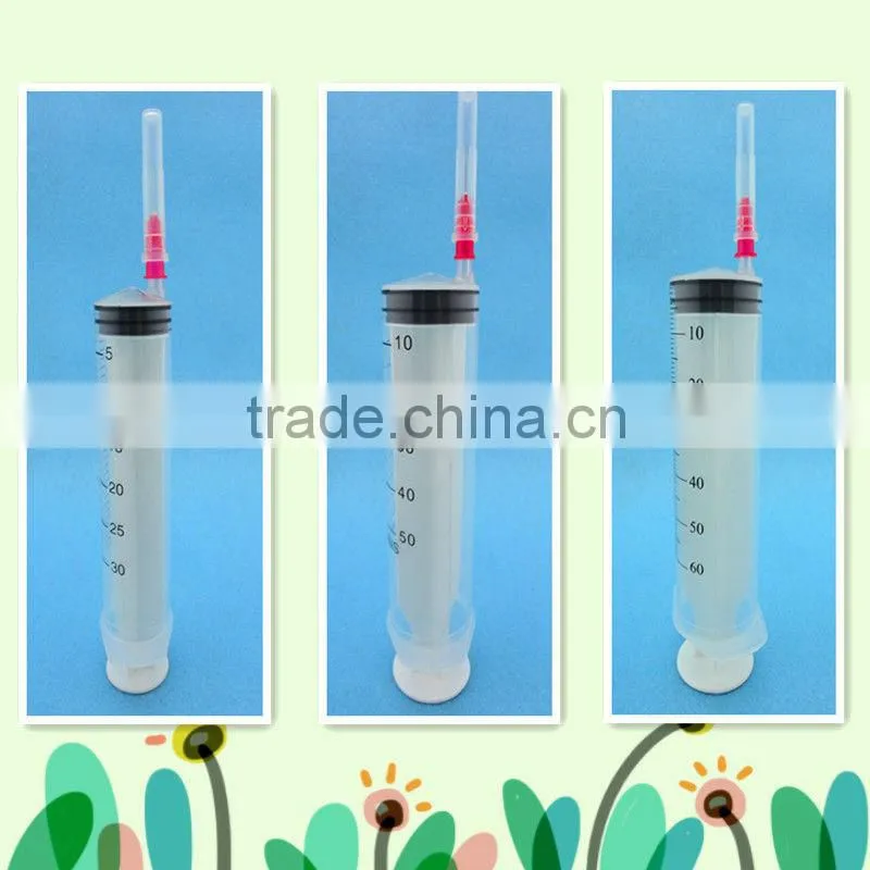 medical syringes of all sizes