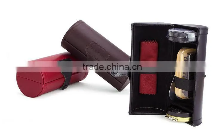 PU Leather shoe care products for travel