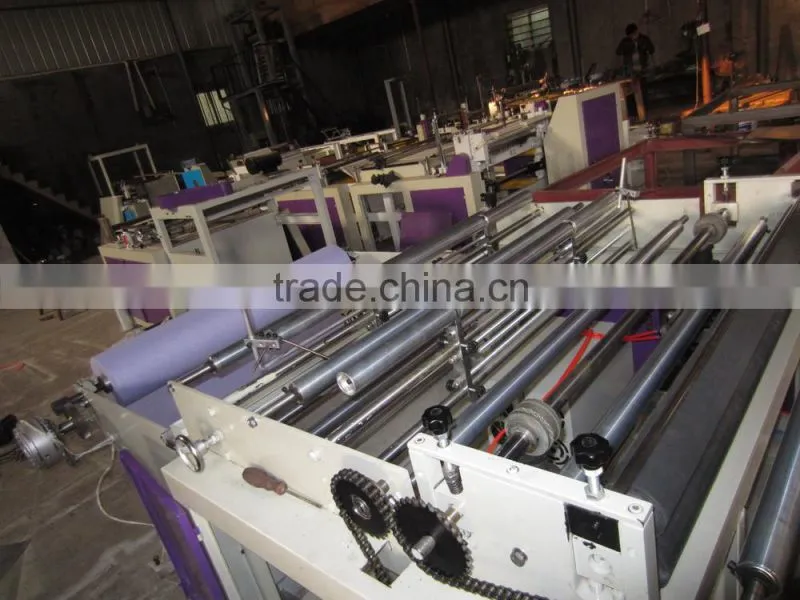 Computer Non woven roll embossed - punched - sheets cutting machine
