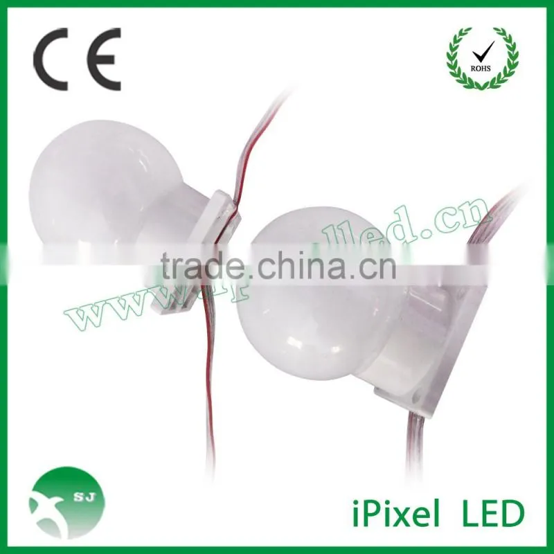 dmx arduino control ws2801 3leds 6leds smd5050 50mm diameter pixel led dot light waterproof IP66