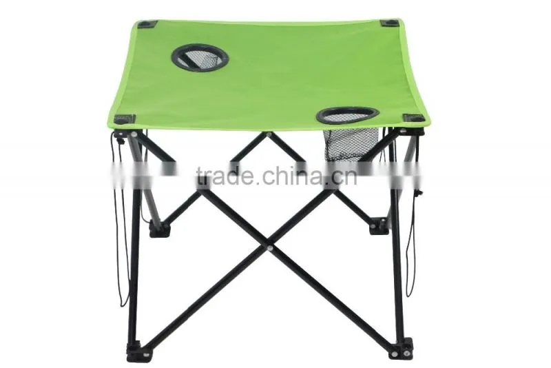 Portable folding camping table