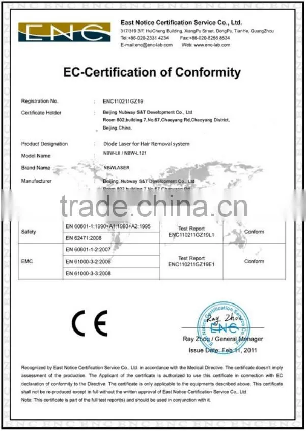 European 808nm diode laser! High Energy Dilas Laser Hair Removal