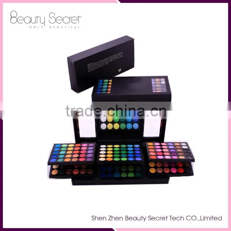 2016 hot selling 180 color glitter eyeshadow private label Cosmetic Set Kit