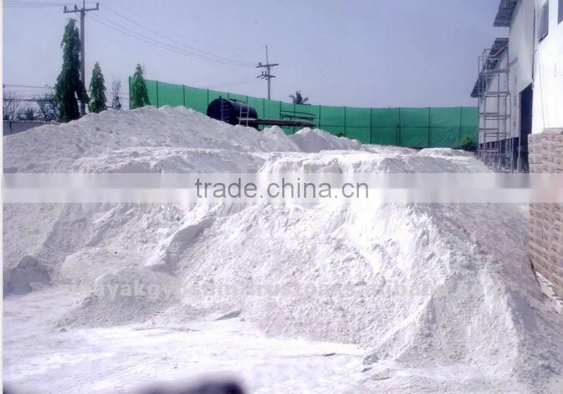Raw gypsum