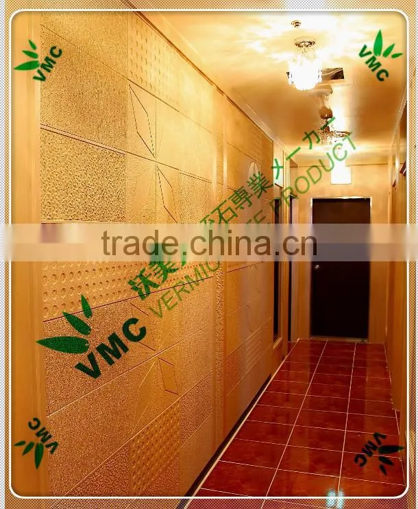 Expanded Vermiculite Board Heat Insulation Panel for Indoor Partition