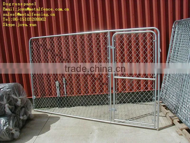 6'x10'x6' big dog playing chain link mesh dog kennels
