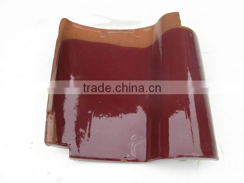 best selling glazed ceramic spanish roof tile clay for vila