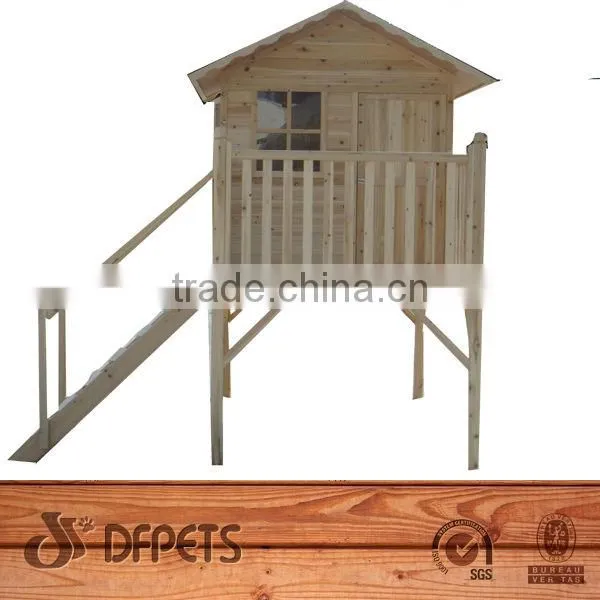 Child Garden Product Outdoor Large Wood Kids House DFP004