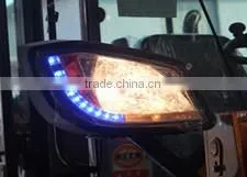 mini front wheel loaer 916 with cab heater, snow shovel and Eurp III