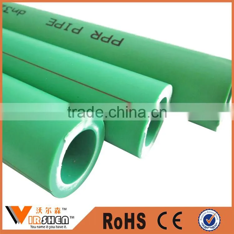 China PPR pipe and fitting plastic tube for hot and cold water