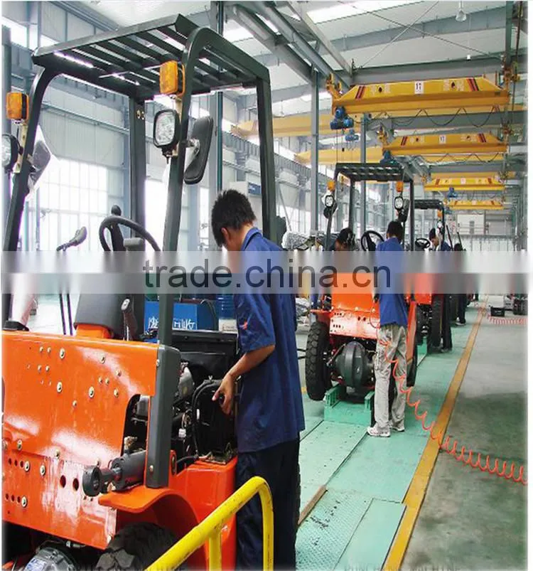 China suppliers High quality FD35 Diesel Forklift with side shift and clamp/ with 3-stage Mast