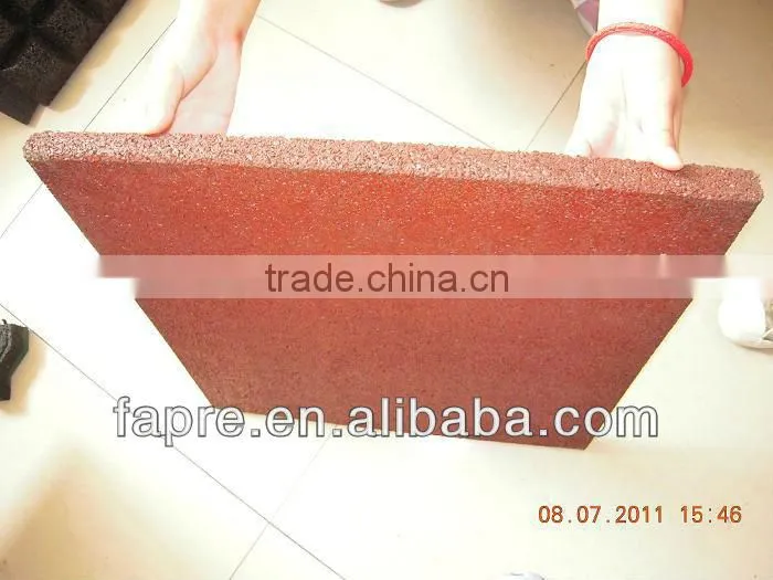 Commercial Rubber Safety Tiles