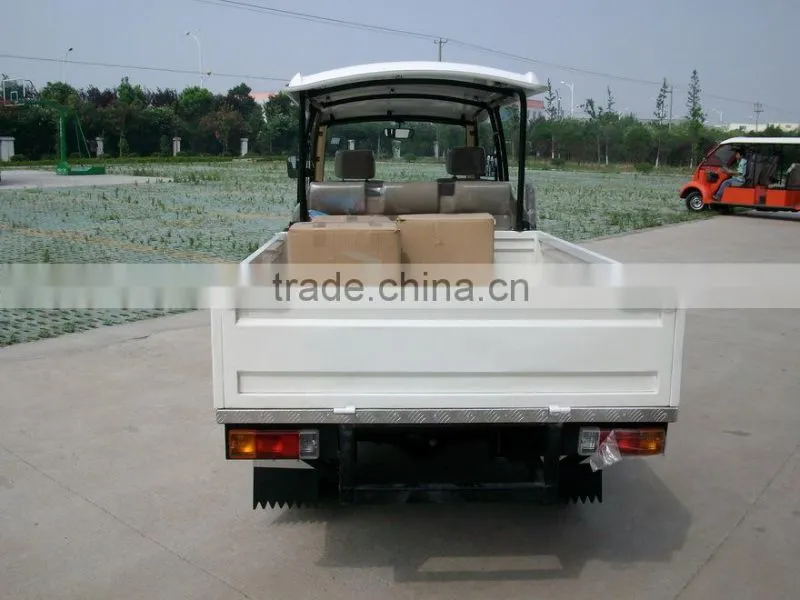 48v 4 seater rear cargo box electric pickup, electric pallet, cargo box electric truck