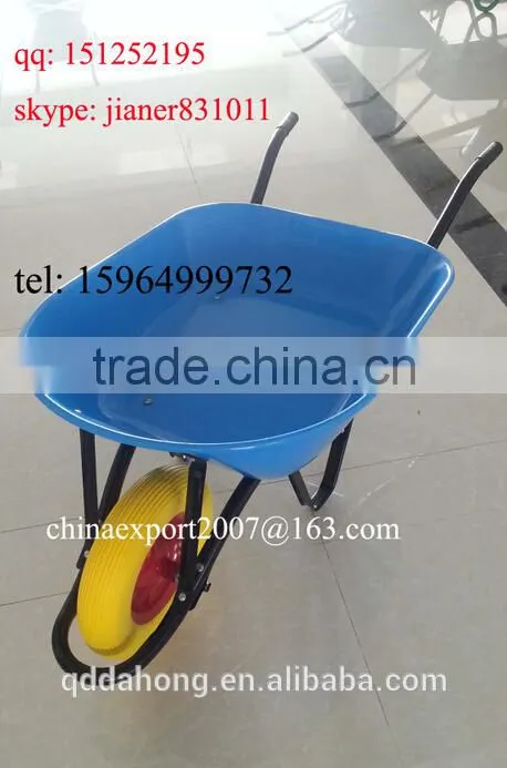Strong Garden Wheel Barrow with PU Tyre ,72L Tray
