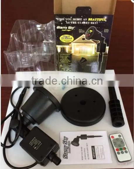 motion/ static/ lighting outdoor indoor lawn laser projector light with remote controller