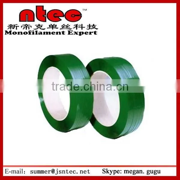 Green color 16mm PET packing belt for carton strapping