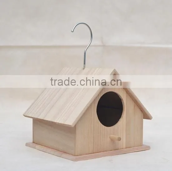 Simple Wooden craft Bird cage House