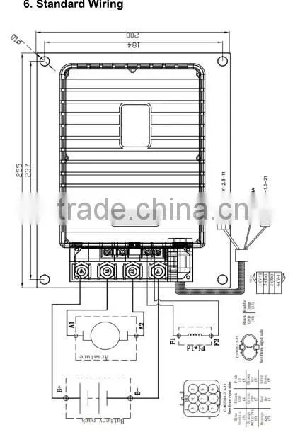 24V-48V,300A,separately excited controller with regen