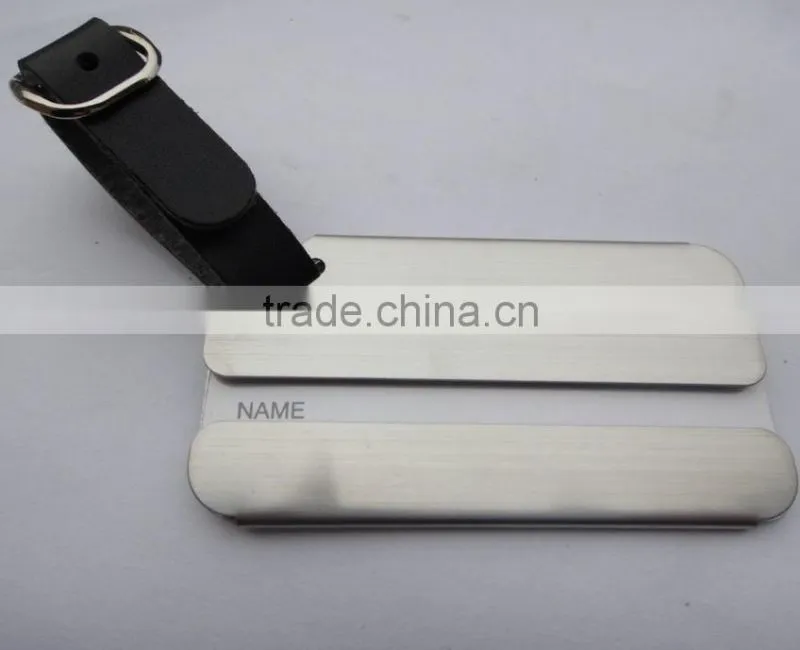 Stainless Steel Metal Travel Luggage Tag