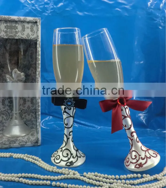 2014 nice butterfly white butterfly casket wedding decoration