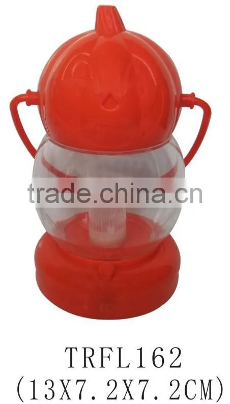 Plastic Halloween decorative light skull design portable hanging LED lantern