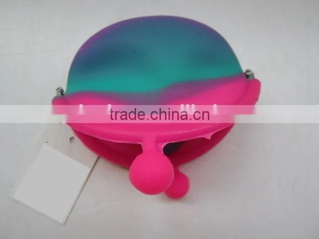 Gradually Changing Color Silicone Purse/ Colorful Coin Purse