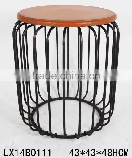 New metal round foot stool