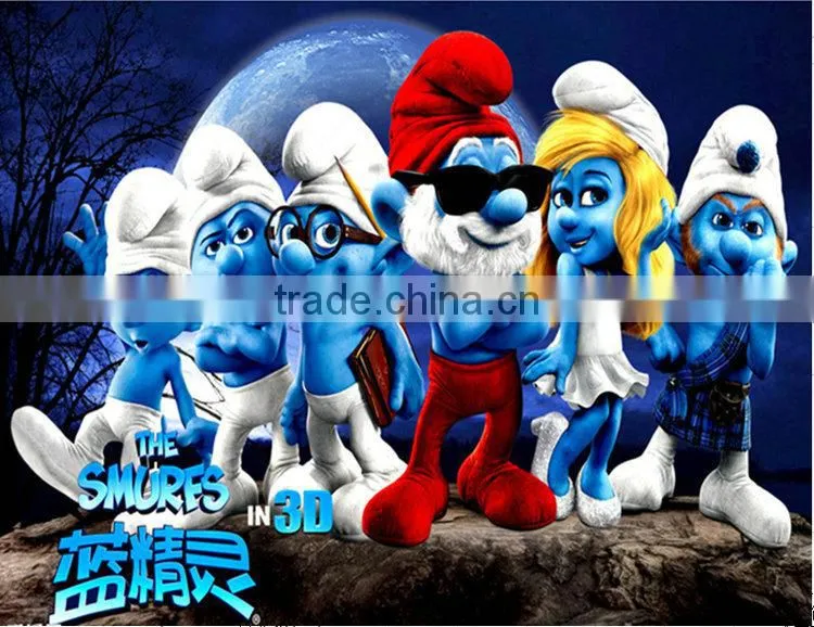 Indoor fiberglass cartoon statue