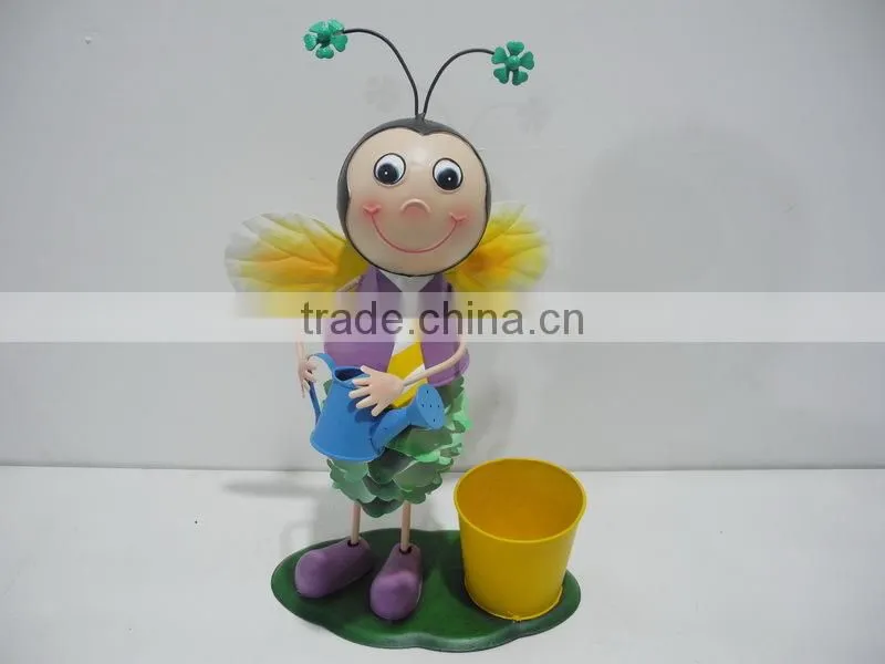 Home accessory pot outdoor metal made garden decoration