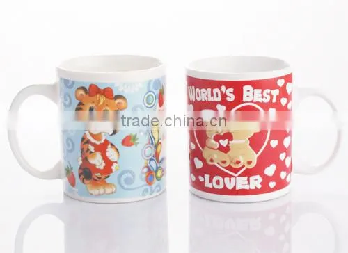 High Quality Ceramic Porcelain Cup Mug with Custom Decor