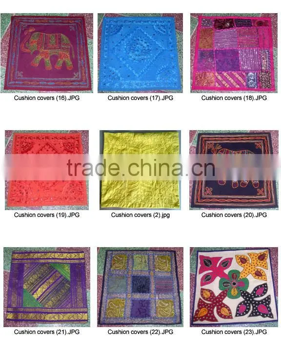 Embroidered Elephant Design Cushion covers-100