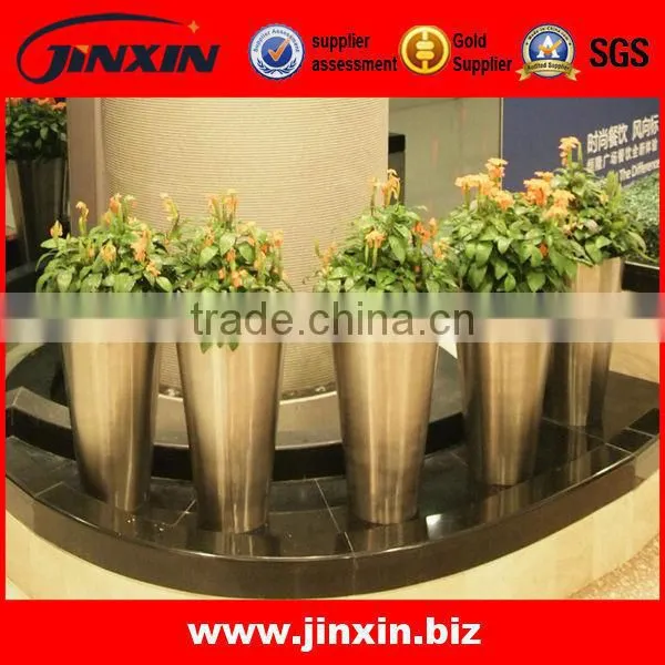 metal crafts 304 316 commercial metal Flower Vase,Flowerpot,Planter,big vase