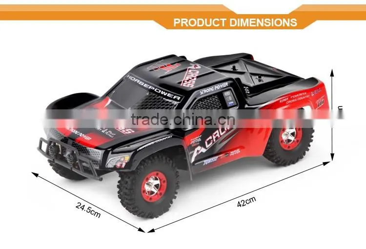 12423 WLtoys 1:12 2.4GHz High Speed 4WD Bright LED Light Waterproof RC Climbing Car new products 2017 innovative product