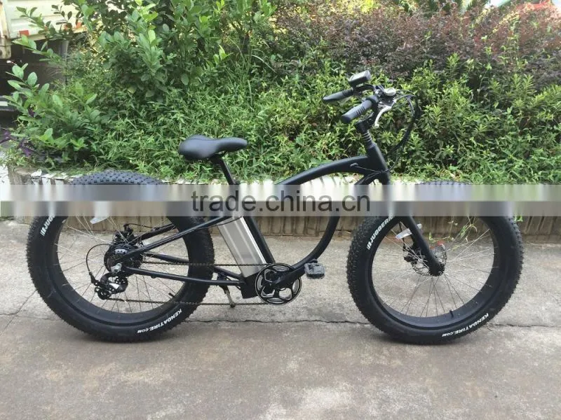 Baogl fashionable atv fat tire snowmobile electric bike with full suspension