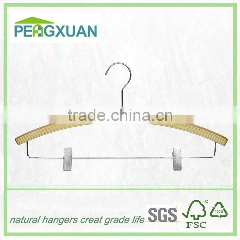 guangxi Factory wholesale best price natural wooden hanger clothes