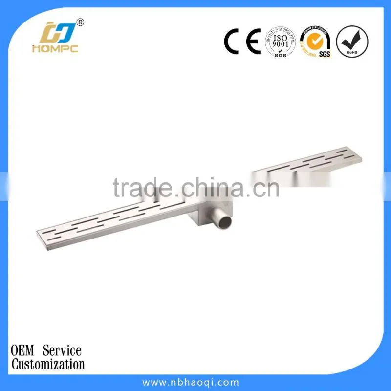 Shower Bathroom Stainless steel linear floor drain
