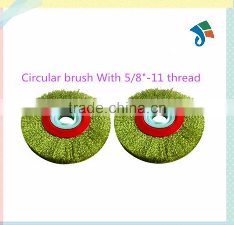 5/8"-11 thread drill circular steel wire brushes