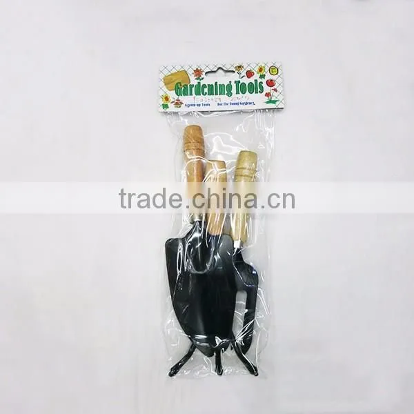 3PC Kids Plastic Garden Tool, Hoe, Shovel And Rake