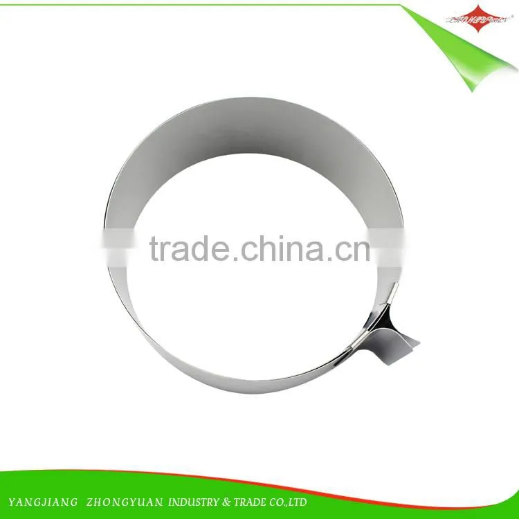 ZY-F1404 durable stainless steel round mousse cake mold cake ring