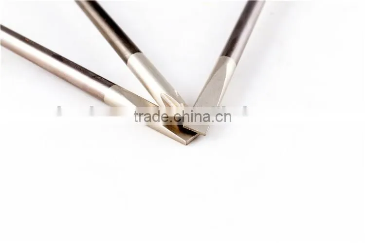 Professional high grade three colors handle screwdriver made in china