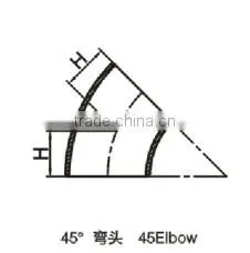 Professional 90 Degree Titanium Long Radius Elbow
