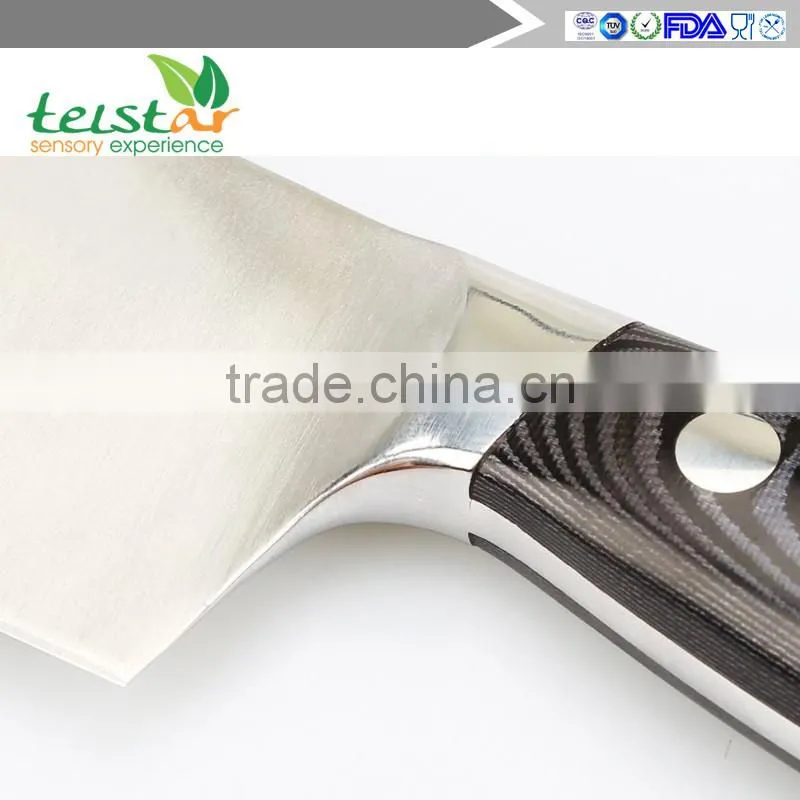 Chef's Knife 7.5 Inch German High Carbon Stainless Steel, Very Sharp, Balanced Comfortable Handle, Multipurpose Kitchen Knife