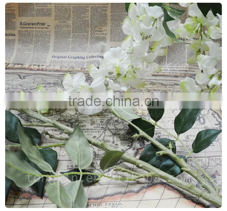 decorative artificial flower home handicraft silk wistaria wedding decoration centerpieces