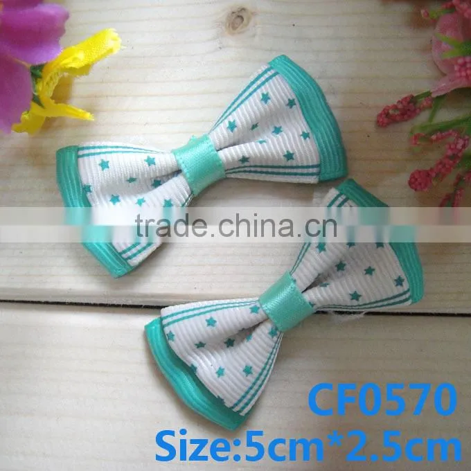 CF 0573 mini chic fuchsia knit bow ties for girls