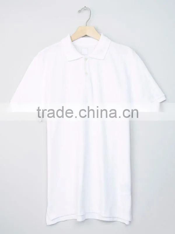 2016 OEM service wholesale 100% cotton 95 cotton /5 elastane uniform polo t shirt polo polo shirts customized logo