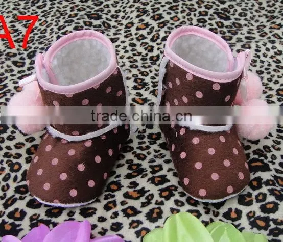 Hot sale cheap baby boots fancy winter boots made in china wholesale