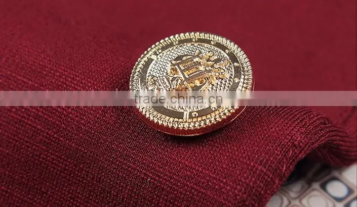 GZY fashion men wine color suit wholesale
